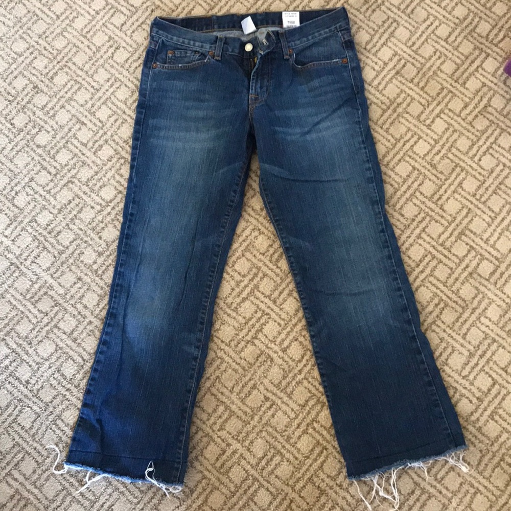 Cutoff ankle blue jeans Lucky Brand Dungarees